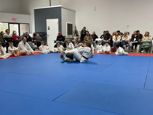 Students on the mats at BT Martial Arts